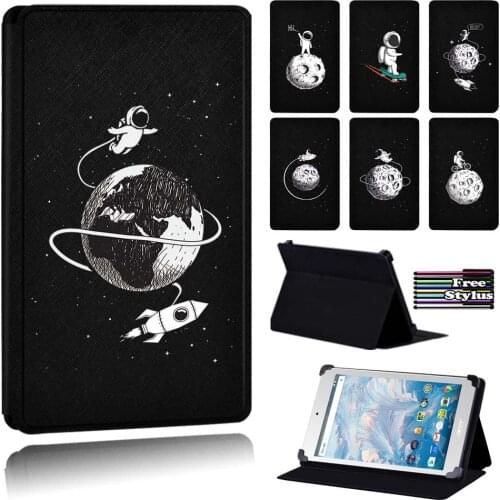 For Acer Iconia One 7 B1-730 HD Flip Tablet Case for Iconia One 7 B1-750/760/770/780/790 Shockproof Astronaut Series Cover Case