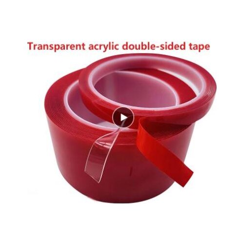 Acrylic Double-sided Tape Length 3 M Seamless Waterproof Temperature Resistance Transparent Reusable Adhesive Tape Wall Sticker