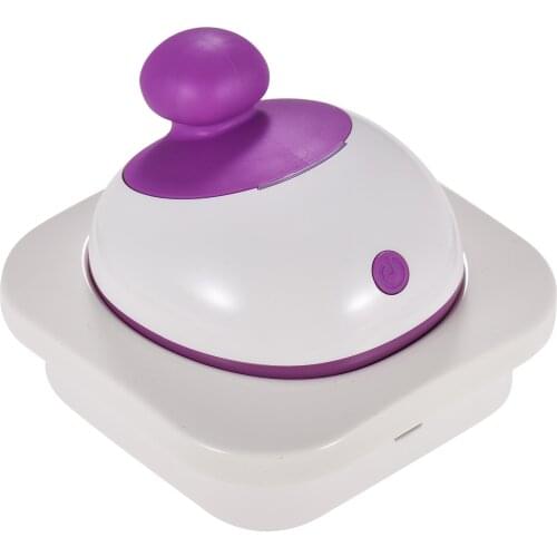 Electric Cordless Scalp Massager with 4 Kneading Heads Handheld Head Scratcher Stress Relax for Muscles Back Shoulder Calf