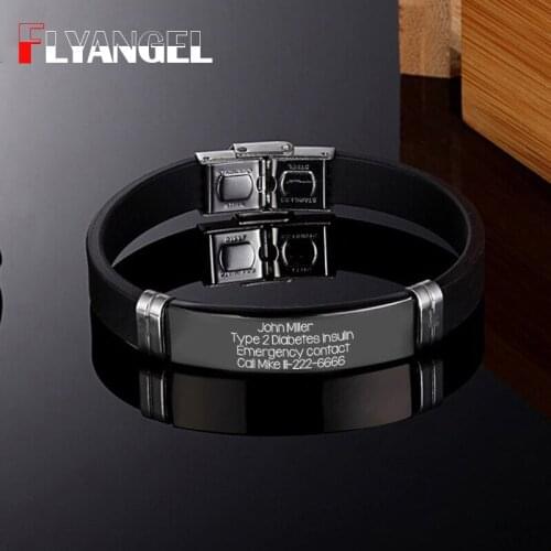 Черные браслеты FLYANGEL China At AliExpress