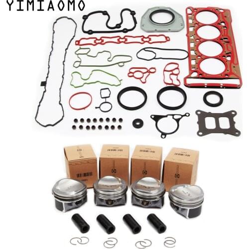 Engine Gasket Seals Pistons Set 23MM For Audi A4 A5 TT VW Passat Jetta Golf Skoda Seat 1.8 TFSI CDAA CDHB CPKA CDAB CJSA CNSB
