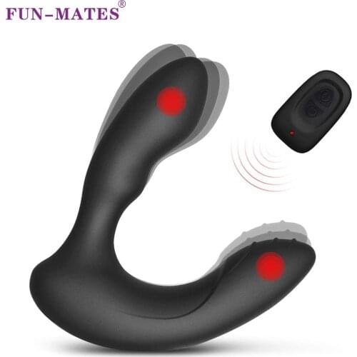 Prostate Massager Vibrator For Men Vibrating Butt Anal Plug Male Sex Toys Adults Anal Wireless Remote Buttplug Vibrators Sexshop