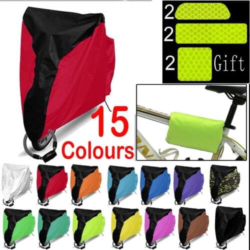 Waterproof Bike Rain Dust Cover UV Protective Bicycle Cover For Bike Bicycle Utility Cycling Outdoor Rain Bike Cover