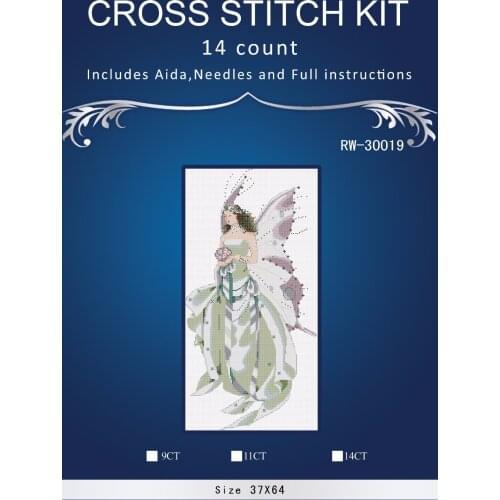 Top Quality Beautiful Lovely Counted Cross Stitch Kit Similar Dim cross stitch Similar DMC similar dim white angel 30019