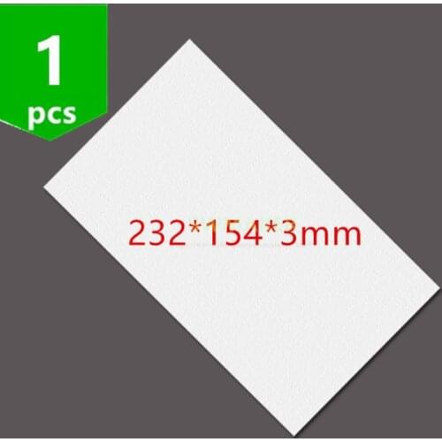 1pcs Reprap 3D Printer 232*154*3mm Insulation Cottons for Flashforge Creator Pro/Dreamer Heated Bed