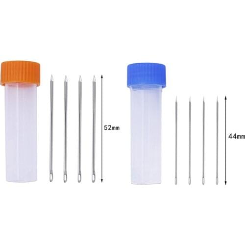 4Pcs Leather Sewing Triangular Needles Leather fur Pin Stitch Needlework DIY Sewing Supplies