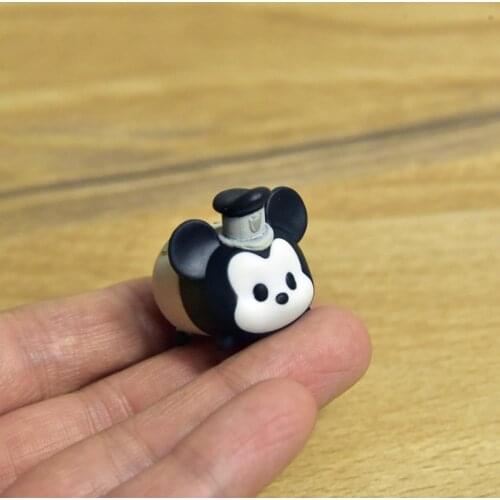5PCS 3cm Disney black and white classic Mickey layered cute doll ornaments