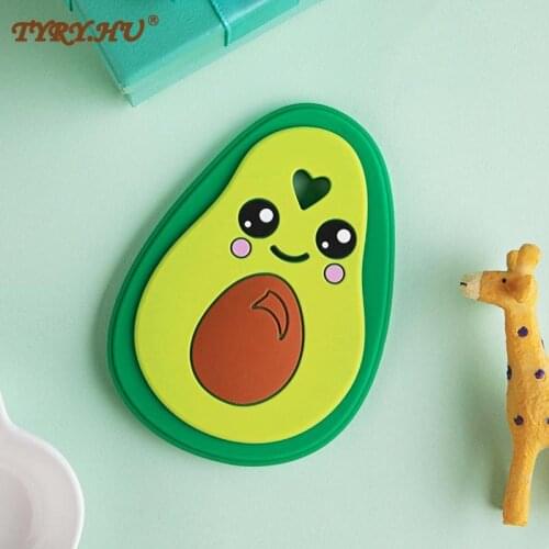 TYRY.HU 5pc Avocado Baby Silicone Teethers Food Grade Silicone Cartoon Nursing Tiny Rod Accessories For Pacifier Chain BPA Free