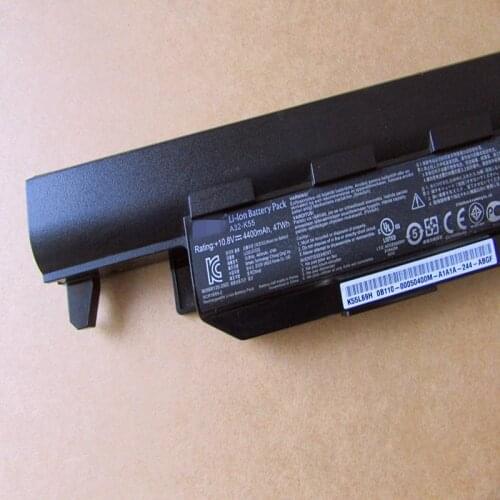 Brand New A32-K55 10.8V 47Wh 4400MAh battery For ASUS A45V A55V K55D K55V K55A laptop free shipping