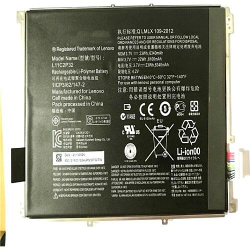 L11C2P32 Tablet battery for LENOVO IdeaTad S6000 S6000-F S6000-H A7600 A7600-HV A7600-F S6000L-F A10-80HC L12D2P31+tool