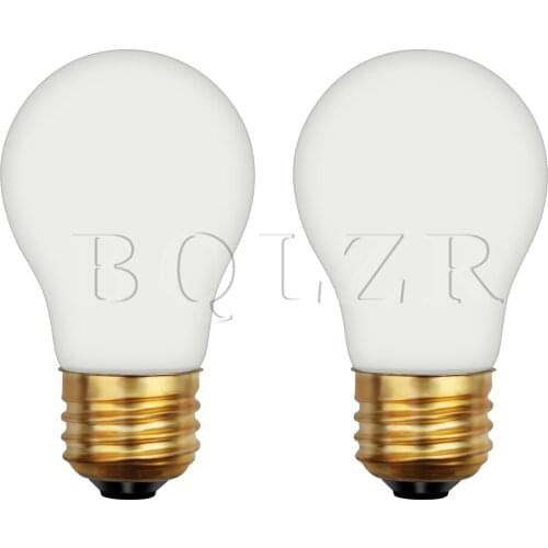 BQLZR 2PCS 40W Refrigerator Light Bulb E26 Light Bulb 8009 120V Fridge Bulbs
