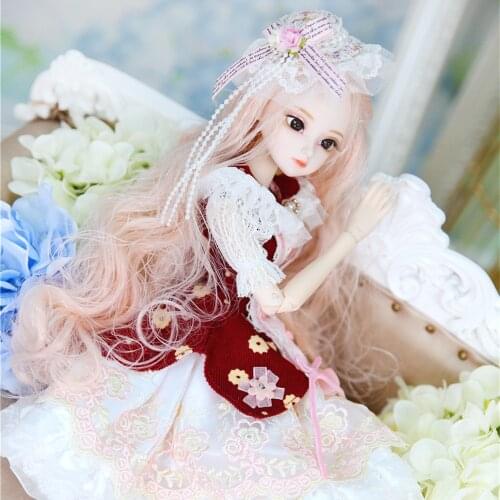 DBS doll 1/4 BJD Dairy Queen name by Rumia pale pink hair mechanical joint Body girls SD