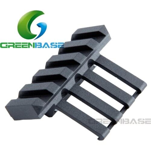 Greenbase Tactical 5 Slots 45 Degree Offset Picatinny Weaver Rail Mount Low Profile Adapter for Flashlight Laser Sight Optics