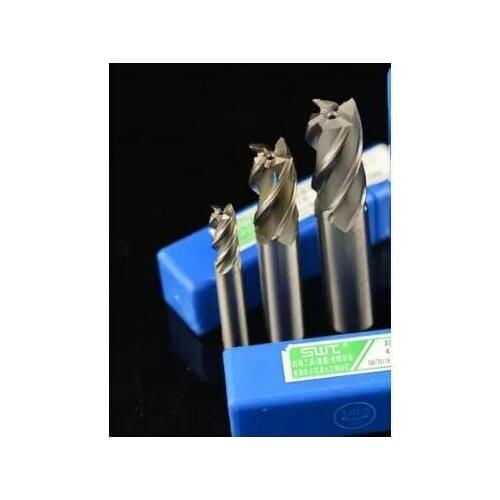 Combination order 2 /2.5/ 3/ 4 / 5/ 6 /8 /10 /12mm 4 Flute HSS & Extended Aluminium End Mill Cutter CNC Bit Milling Cutting tool