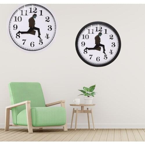 25cm Circular Wall Clocks Decoration Silent Battery Operated Kitchen Digital Hanging Art Clocks for Garden School Home Den