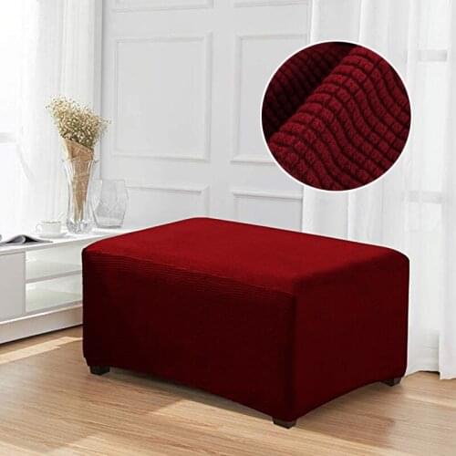 Lellen Footrest cover Sofa Cover seat slipcovers stretch Ottoman covers cheap Couch Protector Elastic Futon long bench Covers
