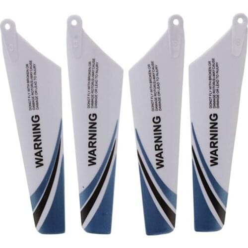 Syma 4pcs spare blades for helicopter rotor rc S107, Blue