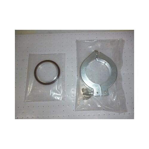 Lot of 4 set KF50 NW50 Aluminum Clamp with KF50 NW50 Stainless Steel Centering Ring S.S Vacuum parts
