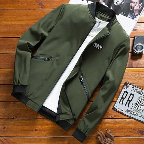 MANTLCONX Plus Size 7XL 8XL Casual Jacket Men Fashion Loose Mens Jacket Zipper Bomber Jacket Mens Jackets and Coats Sportswear