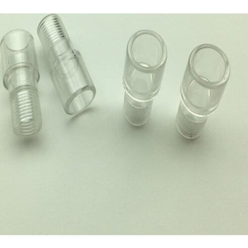 10 pcs Permanent Tattoo Makeup Machine Pen Plastic Crystal Head, Plastic Machine pen nozzle tip By Free Shipping