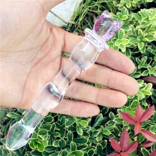 NEW Pyrex Glass Anal Butt Plugs Adult Sex toys female male masturbation products Womens Clitoral Stimulating Crystal Dildo