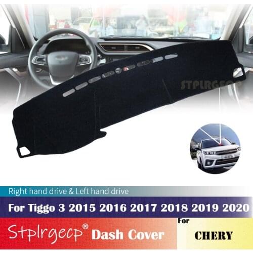 For Chery Tiggo 3 2015 2016 2017 2018 2019 2020 Anti-Slip Dashboard Cover Protective Pad Car Accessories Sunshade Carpet