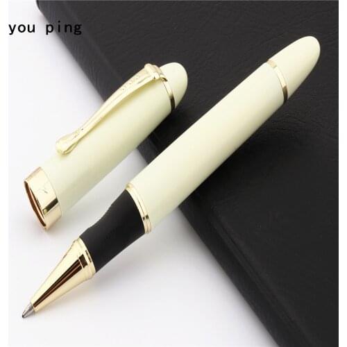 JINHAO X450 Milky white Color Business office Nib Medium Rollerball Pen New