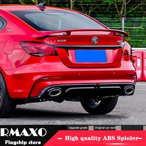 For morris garages MG6 Spoiler 2020-2021 For MG6 gt Spoiler TF ABS Material Car Rear Wing Primer Color Rear Spoiler