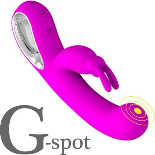 Rabbit Dildo Vibrator G-spot Massage 12 Speeds Sex Toy for woman Female Masturbation Clitoris Stimulator