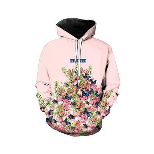 Vintage flower 3D Printed Mens Hoodie Harajuku Streetwear autumn hoodies Sweatshirt Unisex Casual Jacket Tracksuits