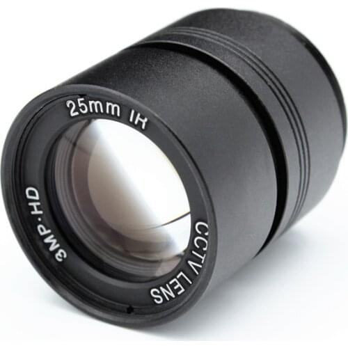 X4pcs HD 3mp 25mm Lens CCTV Fixed Iris IR Infrared CS Mount view 70m For CCD IP Camera