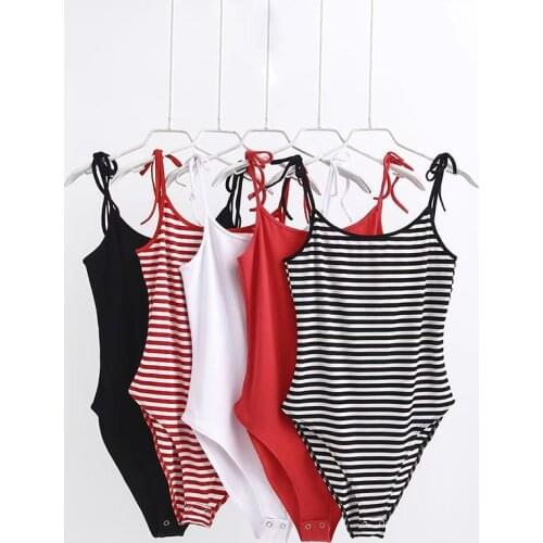 Chic bodysuit women body backless bandage summer rompers womens jumpsuit 2019 bodysuits one piece