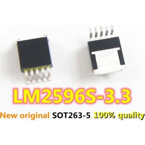 10PCS LM2596S-3.3 TO263-5 LM2596S 3.3 LM2596 TO-263-5 new and original IC Chipset