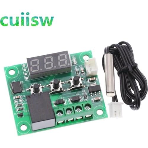 10PCS W1209 -50-100C DC 12V digital temperature controllear thermostat temperature control thermostat switch plate