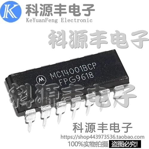 100% New&original MC14001BCP MC14001 DIP14 - In Stock