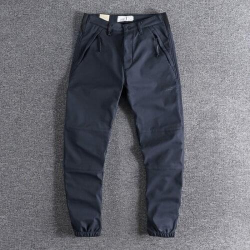 2020 new arrival Winter plush and thick fashionable youth sports Leggings elastic and comfortable mens casual warm trouser 0669