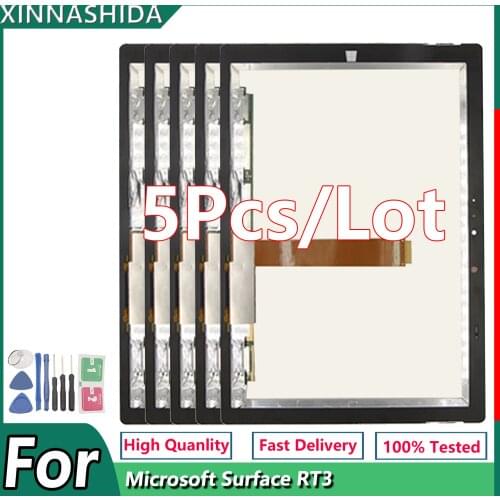 5PCS/LOT 10.8''Tablet LCD Replacement For Microsoft Surface 3 RT3 RT 1645 LCD Display Touch Screen Assembly