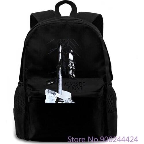 Agnostic Front Victim of Pain V2 White Hardcore Punk All s Custom women men backpack laptop travel school adult