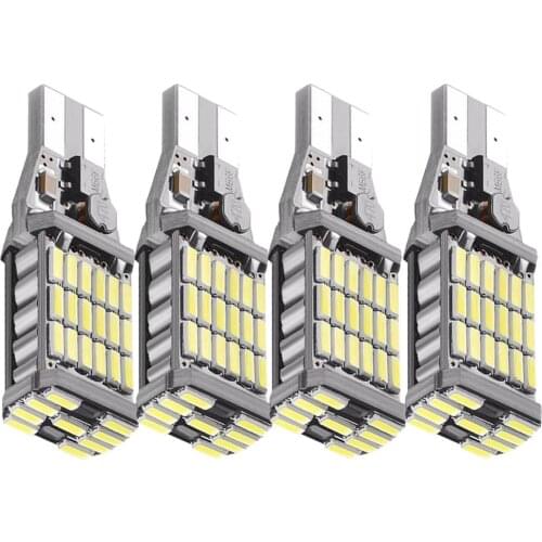 Car Taillights W16W LED Car Light Bulb 12V 4014 SMD Reversing Free Vehicle Brake Parking Brake Turn Signal Lamp Taillight