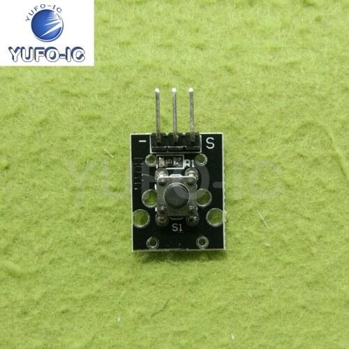 Free Ship 5pcs Switch Button Module KY-004 Fine Motion at the Touch of a 1-Way Switch Button