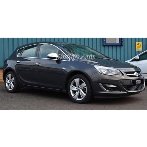 For Opel Astra J Hatchback 12 Pcs Chrome Window Framework 2010 2011 2012 2013 2014 2015 2016 2017 Auto Car Accessory Quality