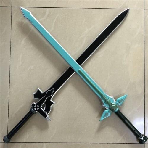 2Pcs/Set Sword Art Online Sword 1:1 Dark Repulser Elucidator Asuna Kirigaya Kazuto SAO Sword Weapon Cosplay Model Sword Toy 80cm