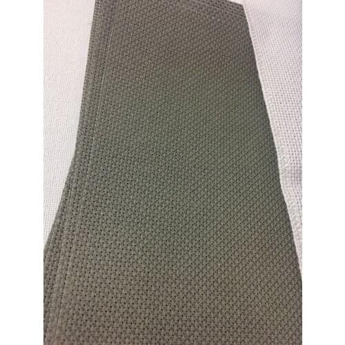 MM Excellent Quality 14CT Aida Cross Stitch Canvas Fabric Cloth white with grey old-fashioned felling