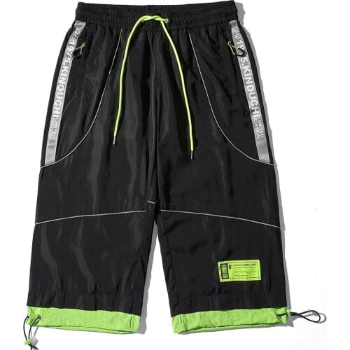 2021 Summer New Sports Pants Mens Pants Youth Trendy Hip-Hop Casual Pants Cropped Shorts Mens Popular Outdoor