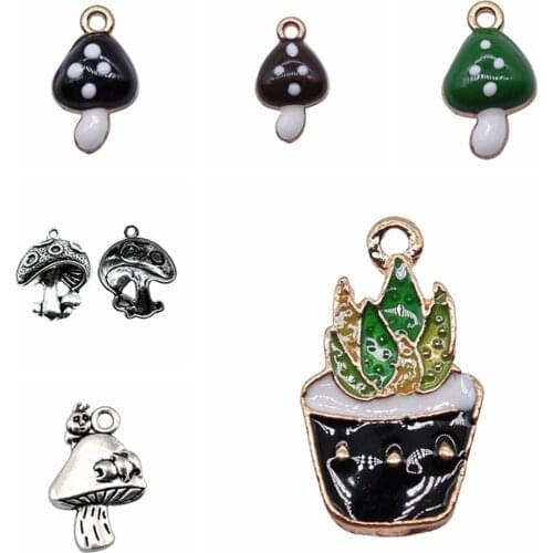 Tristana Mushroom Charms designer charms for jewelry making diy jewelry kit accessories