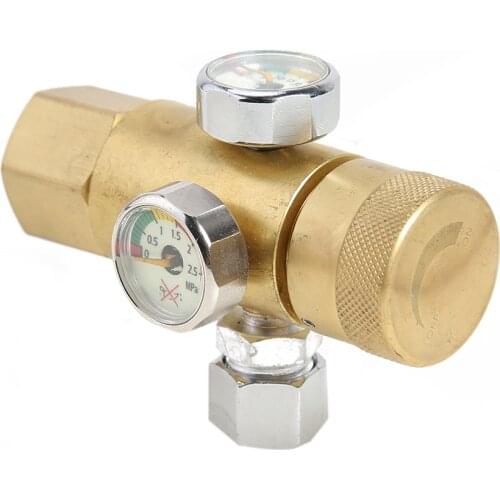Practical Oxygen Pressure Reducer Air Flow Regulator Gauge Meter Welding Argon Gas Meter Clear Scale Rustproof Regulator