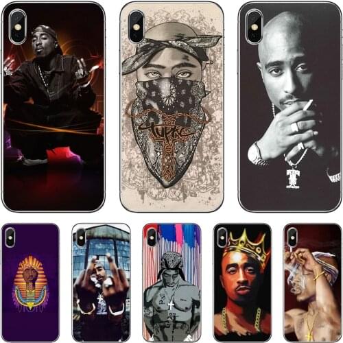 2Pac-Tupac-Shakur-Hip-Hop-Rapper Silicone Phone Cover For Huawei Nova 2 2i 3 3i Y3 Y5 Y6 Y7 Y9 Prime 2015 2016 2017 2018 2019