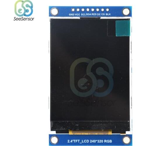 TFT Display 2.4 inch 8P SPI Serial Port Color Screen LCD Module ILI9341 Drive IC 240*320 RGB