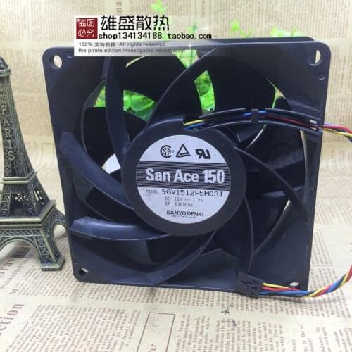 For Promotional Sanyo Cooling Fan 15050 9GV1512P5M031 12V 1.2A Abundant Excellent Price