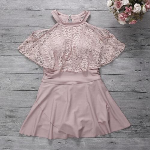 2021 Women Solid New One Piece Swimwear Push Up Swimsuit Swimming Bathing Suit Summer Sexy Beachwear Ladies Swim Beach Dress